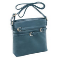 Parinda CLARICE II (Dark Green ) Multi Belt Adorned Vertical Crossbody